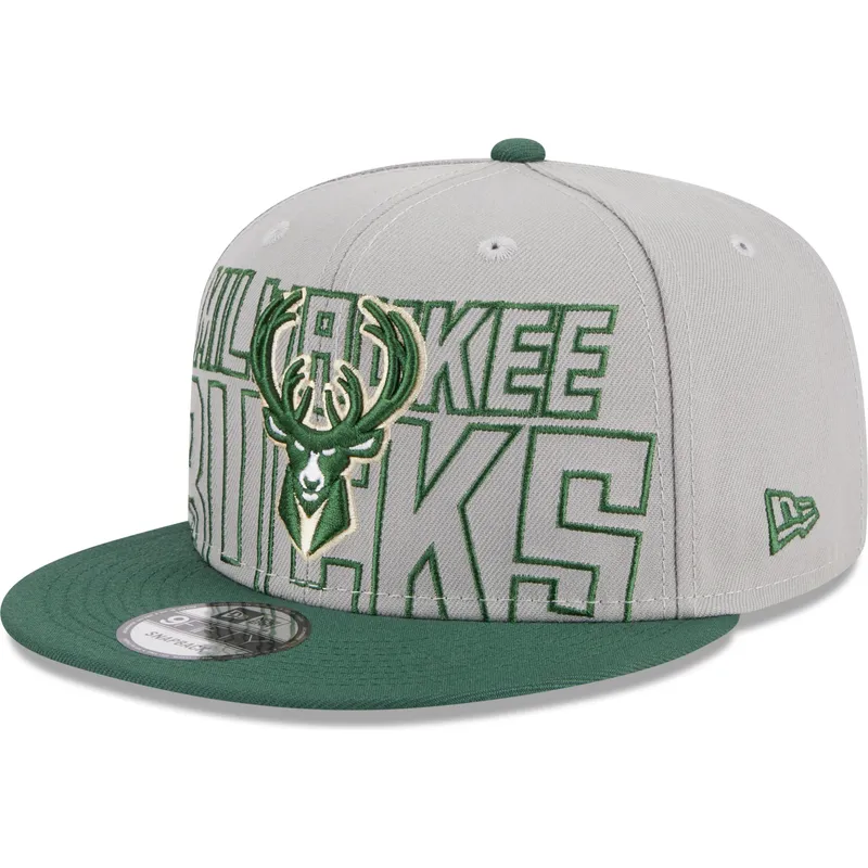 siltovka-rovna-siva-snapback-9fifty-draft-edition-2023-milwaukee-bucks-nba-new-era