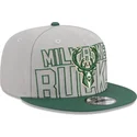 siltovka-rovna-siva-snapback-9fifty-draft-edition-2023-milwaukee-bucks-nba-new-era