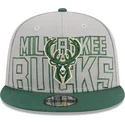 graue-und-grune-flatcap-snapback-9fifty-draft-edition-2023-der-milwaukee-bucks-nba-von-new-era