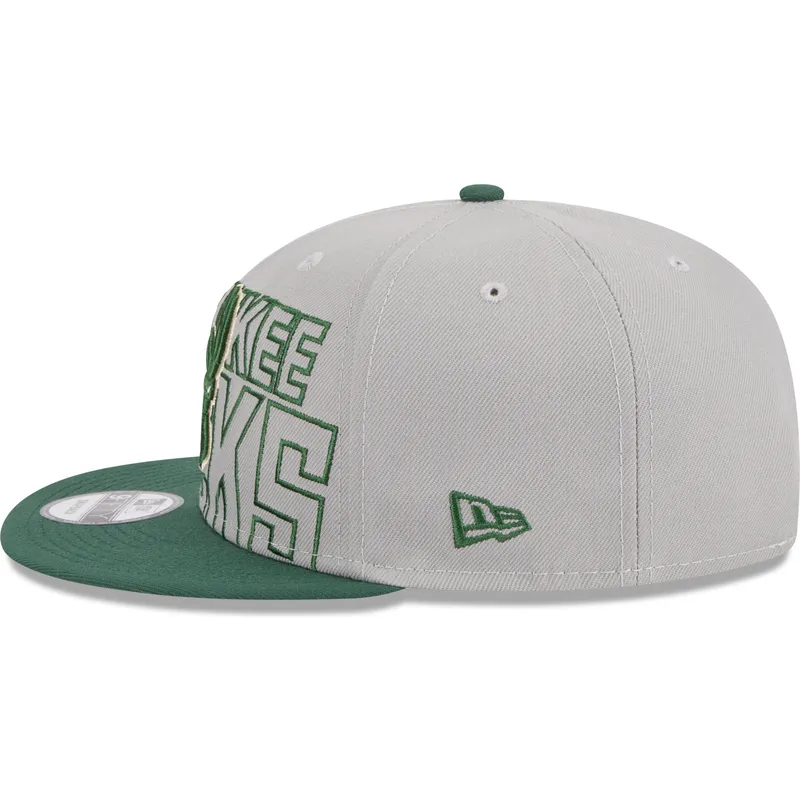 siltovka-rovna-siva-snapback-9fifty-draft-edition-2023-milwaukee-bucks-nba-new-era