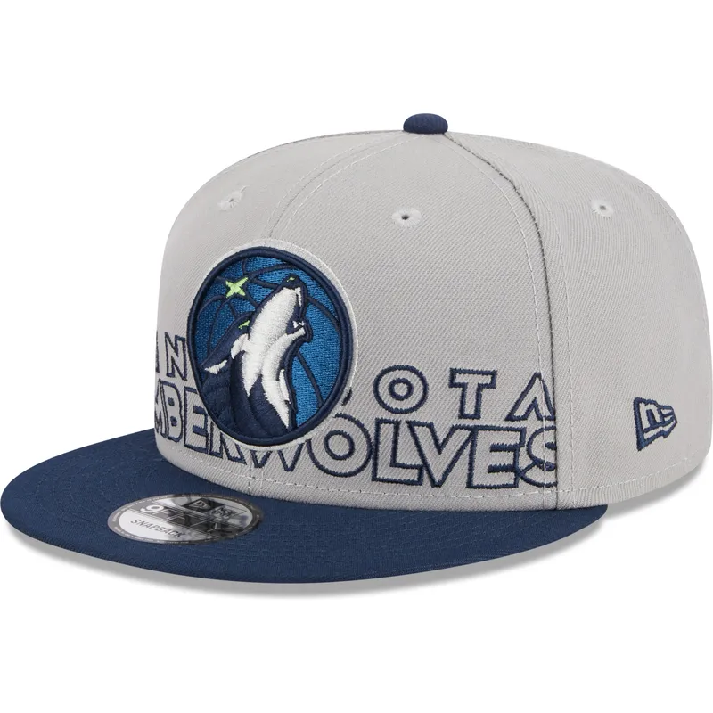 siltovka-rovna-siva-snapback-9fifty-draft-edition-2023-minnesota-timberwolves-nba-new-era