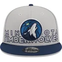 siltovka-rovna-siva-snapback-9fifty-draft-edition-2023-minnesota-timberwolves-nba-new-era