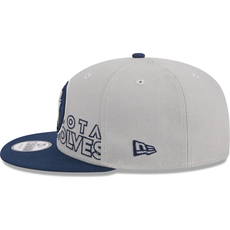 siltovka-rovna-siva-snapback-9fifty-draft-edition-2023-minnesota-timberwolves-nba-new-era