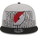 siltovka-rovna-siva-snapback-9fifty-draft-edition-2023-portland-trail-blazers-nba-new-era