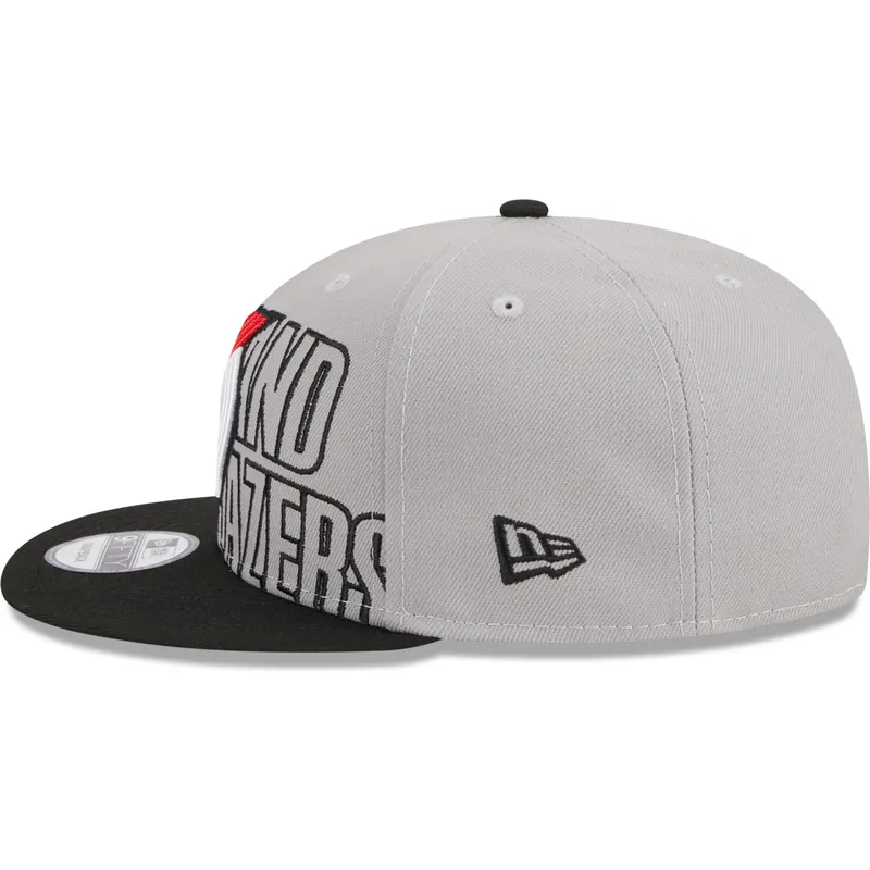 siltovka-rovna-siva-snapback-9fifty-draft-edition-2023-portland-trail-blazers-nba-new-era