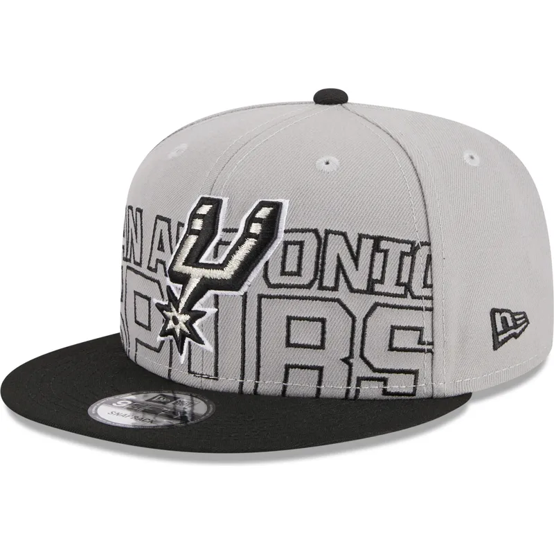 siltovka-rovna-siva-snapback-9fifty-draft-edition-2023-san-antonio-spurs-nba-new-era