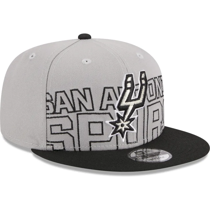 siltovka-rovna-siva-snapback-9fifty-draft-edition-2023-san-antonio-spurs-nba-new-era