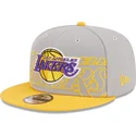 siltovka-rovna-siva-snapback-9fifty-draft-edition-2023-los-angeles-lakers-nba-new-era