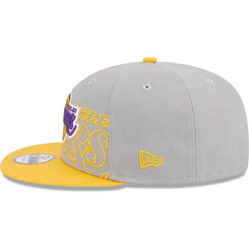 siltovka-rovna-siva-snapback-9fifty-draft-edition-2023-los-angeles-lakers-nba-new-era