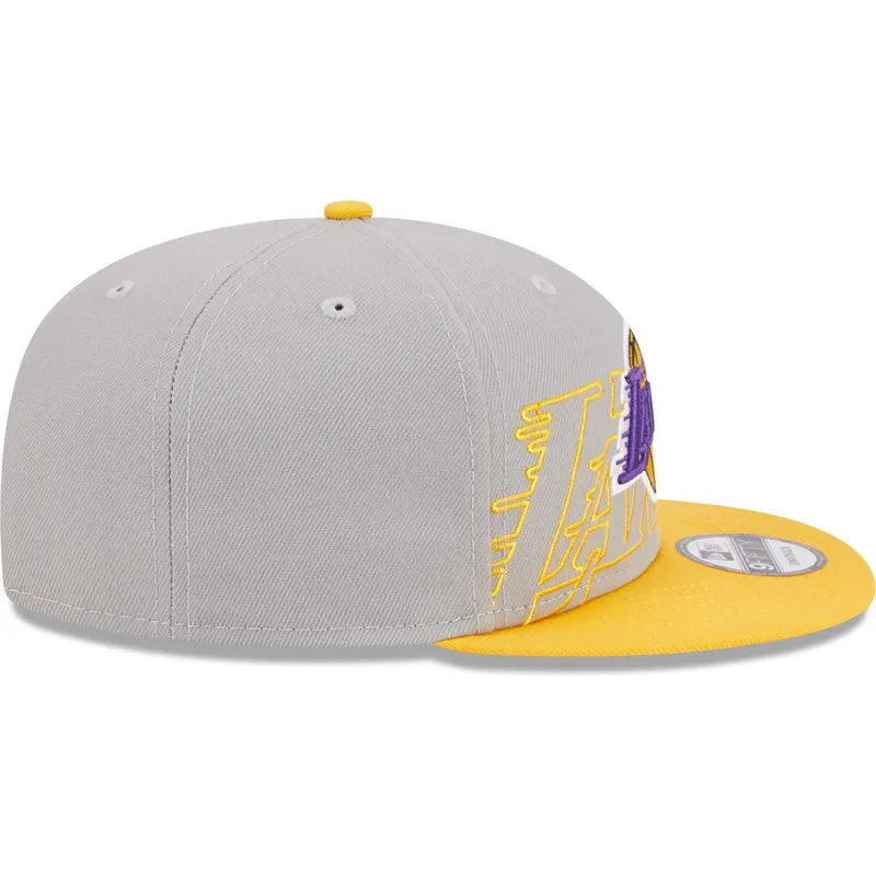 siltovka-rovna-siva-snapback-9fifty-draft-edition-2023-los-angeles-lakers-nba-new-era