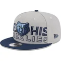 siltovka-rovna-siva-snapback-9fifty-draft-edition-2023-memphis-grizzlies-nba-new-era
