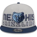 siltovka-rovna-siva-snapback-9fifty-draft-edition-2023-memphis-grizzlies-nba-new-era