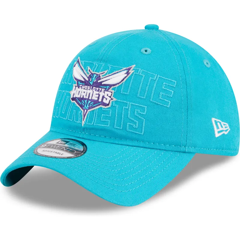 cap-zaoblena-blue-adjustable-strap-9twenty-draft-edition-2023-charlotte-hornets-nba-new-era