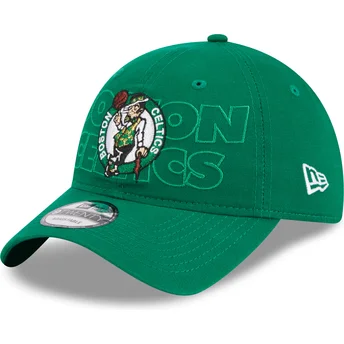 Šiltovky zaoblená zelená nastaviteľný pásik 9TWENTY Draft Edition 2023 Boston Celtics NBA New Era