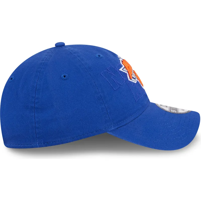 blaue-verstellbare-curved-cap-9twenty-draft-edition-2023-der-new-york-knicks-nba-von-new-era