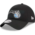 schwarze-verstellbare-gebogene-kappe-9twenty-draft-edition-2023-von-orlando-magic-nba-von-new-era