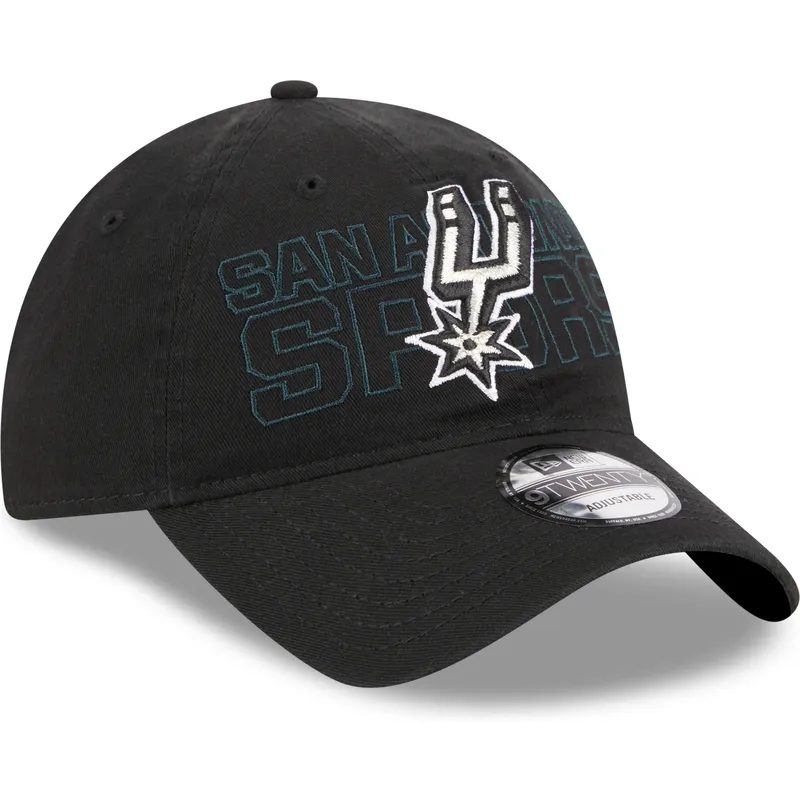 cap-zaoblena-black-adjustable-strap-9twenty-draft-edition-2023-san-antonio-spurs-nba-new-era