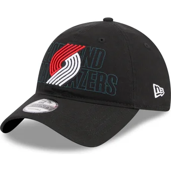 Cap zaoblená black adjustable strap 9TWENTY Draft Edition 2023 Portland Trail Blazers NBA New Era