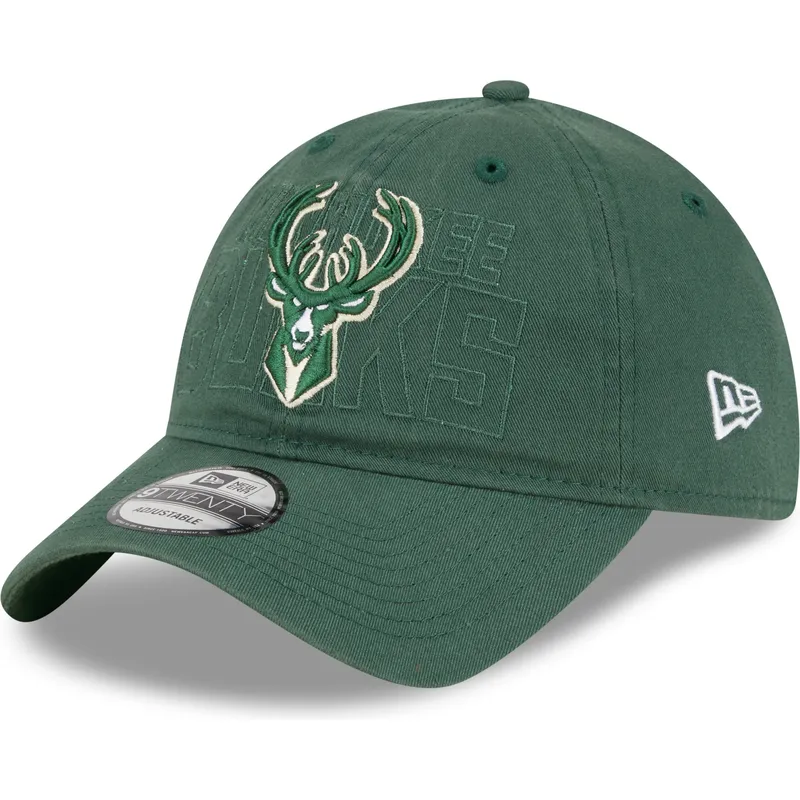 siltovka-zaoblena-zelena-nastavitelny-9twenty-draft-edition-2023-milwaukee-bucks-nba-new-era