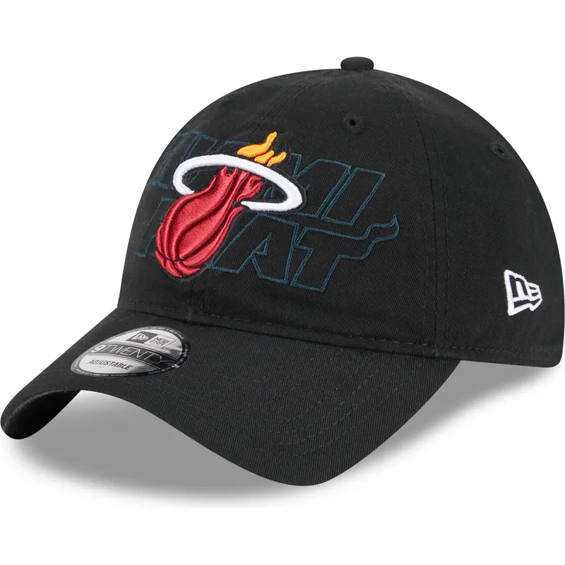 siltovky-zaoblena-cierna-nastavitelny-pasik-9twenty-draft-edition-2023-miami-heat-nba-new-era