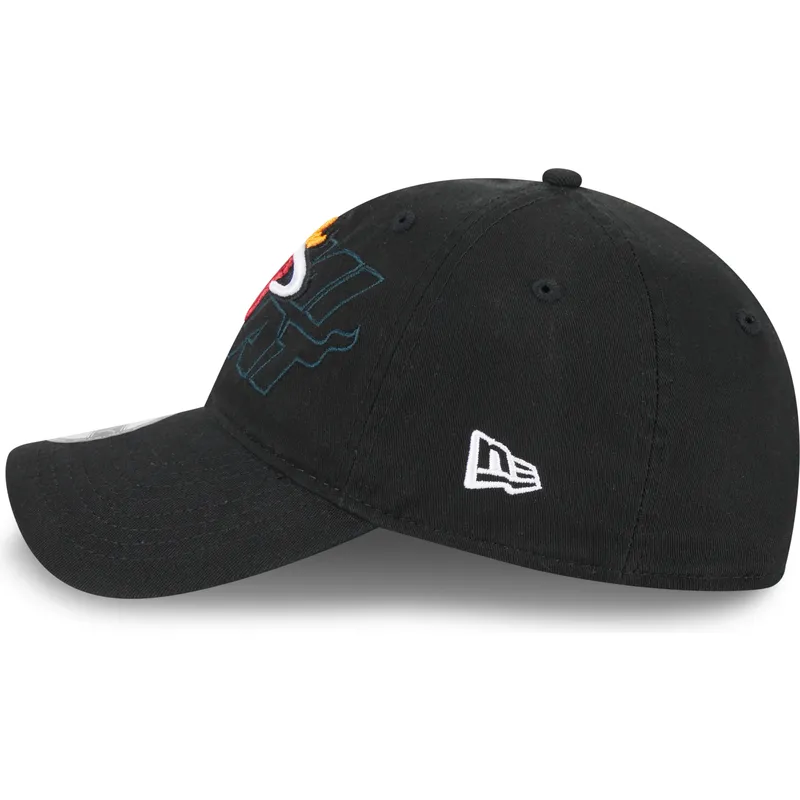 cap-zaoblena-black-adjustable-strap-9twenty-draft-edition-2023-miami-heat-nba-new-era