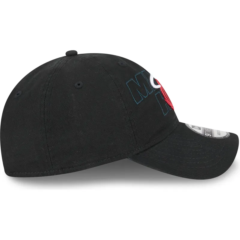 cap-zaoblena-black-adjustable-strap-9twenty-draft-edition-2023-miami-heat-nba-new-era