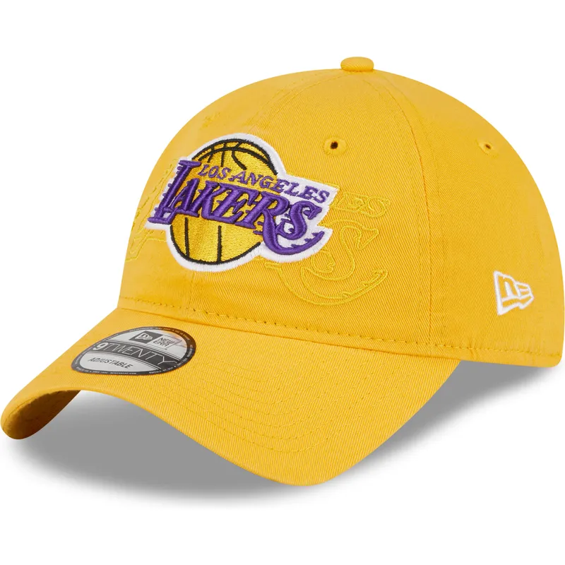 siltovka-zaoblena-zlta-nastavitelny-9twenty-draft-edition-2023-los-angeles-lakers-nba-new-era