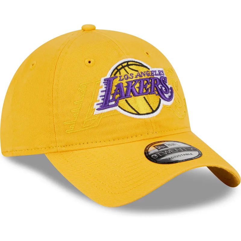 siltovka-zaoblena-zlta-nastavitelny-9twenty-draft-edition-2023-los-angeles-lakers-nba-new-era