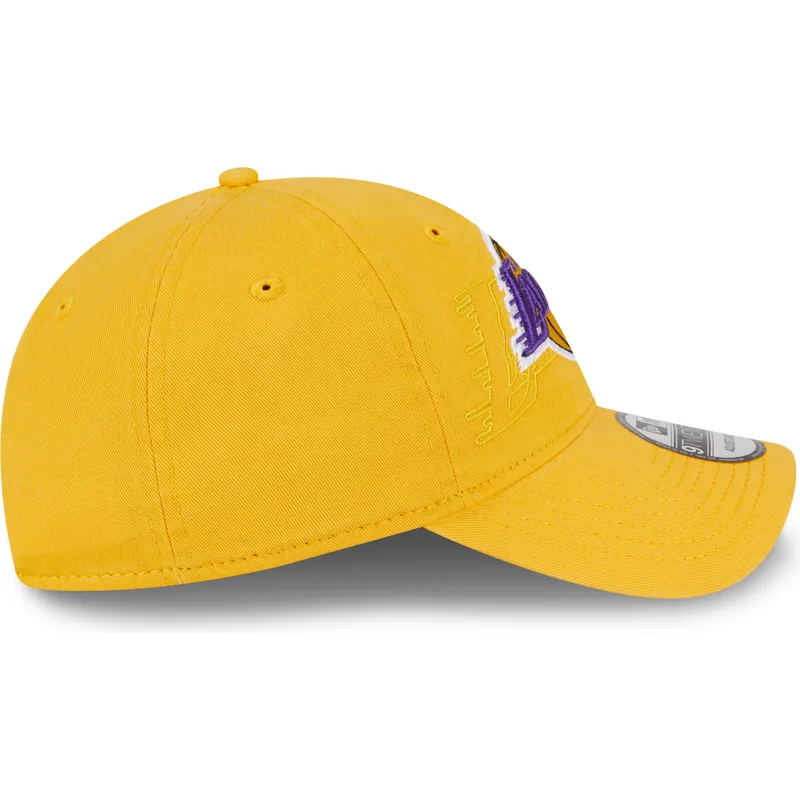 siltovka-zaoblena-zlta-nastavitelny-9twenty-draft-edition-2023-los-angeles-lakers-nba-new-era