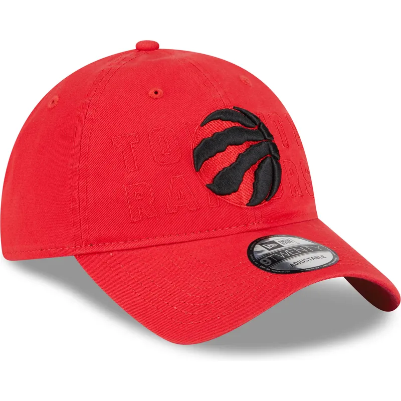 siltovky-zaoblena-cervena-nastavitelny-pasik-9twenty-draft-edition-2023-toronto-raptors-nba-new-era