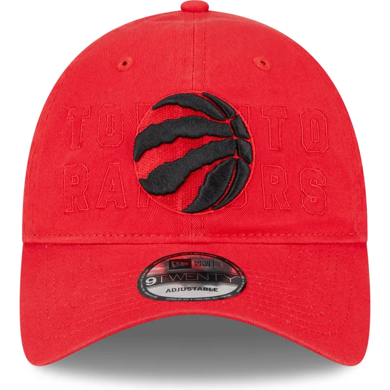 cap-zaoblena-red-adjustable-strap-9twenty-draft-edition-2023-toronto-raptors-nba-new-era