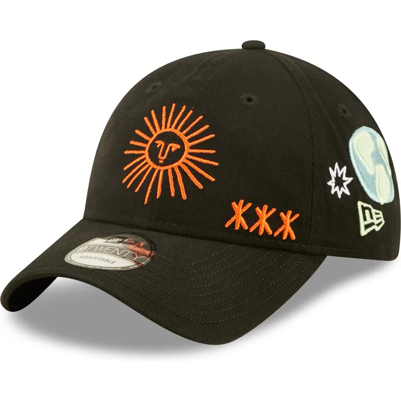 siltovka-zaoblena-cierna-nastavitelny-9twenty-washed-graphic-new-era