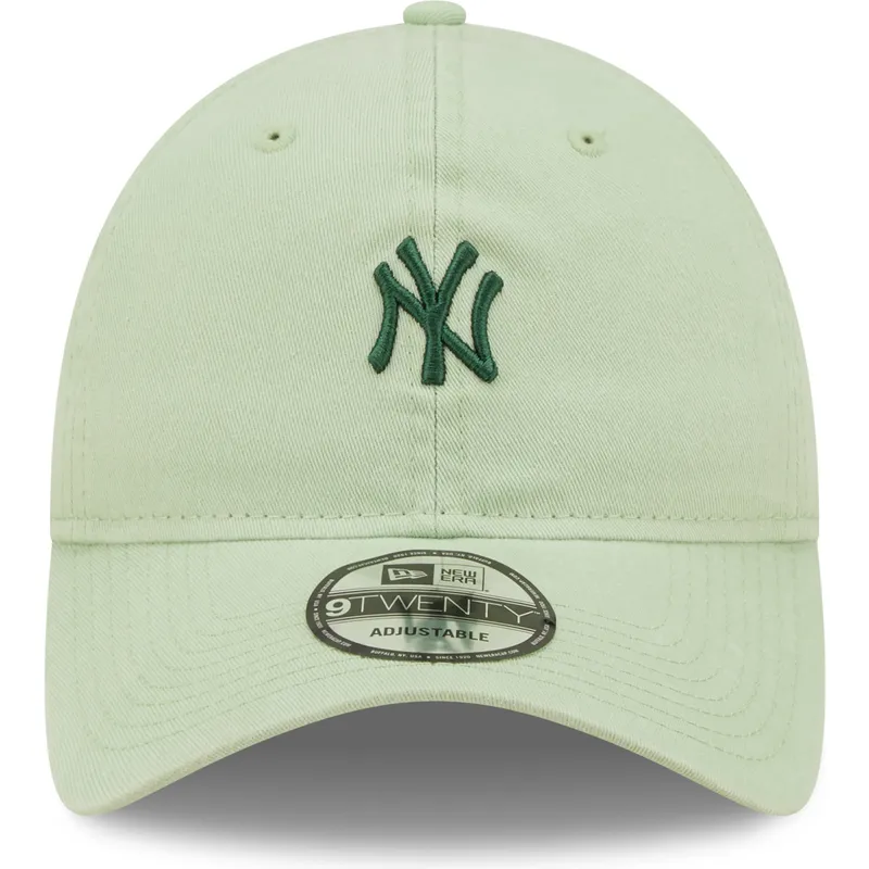 siltovka-zaoblena-zelena-nastavitelny-9twenty-mini-new-york-yankees-mlb-new-era