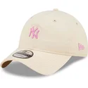 cap-zaoblena-pink-adjustable-strap-claro-9twenty-mini-new-york-yankees-mlb-new-era