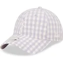 cap-zaoblena-violet-adjustable-strap-claro-9twenty-gingham-new-york-yankees-mlb-new-era