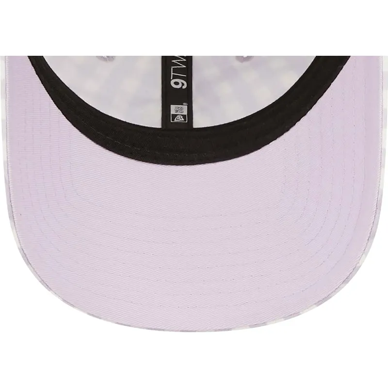 cap-zaoblena-violet-adjustable-strap-claro-9twenty-gingham-new-york-yankees-mlb-new-era
