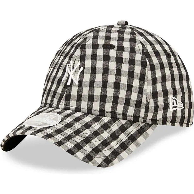 cap-zaoblena-black-adjustable-strap-9twenty-gingham-new-york-yankees-mlb-new-era