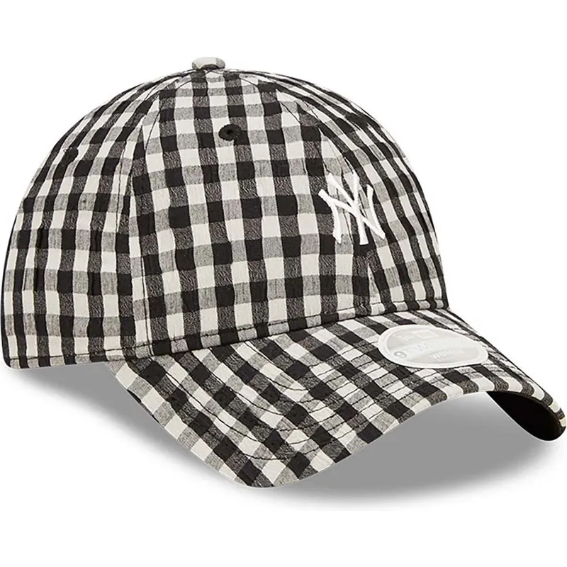 cap-zaoblena-black-adjustable-strap-9twenty-gingham-new-york-yankees-mlb-new-era