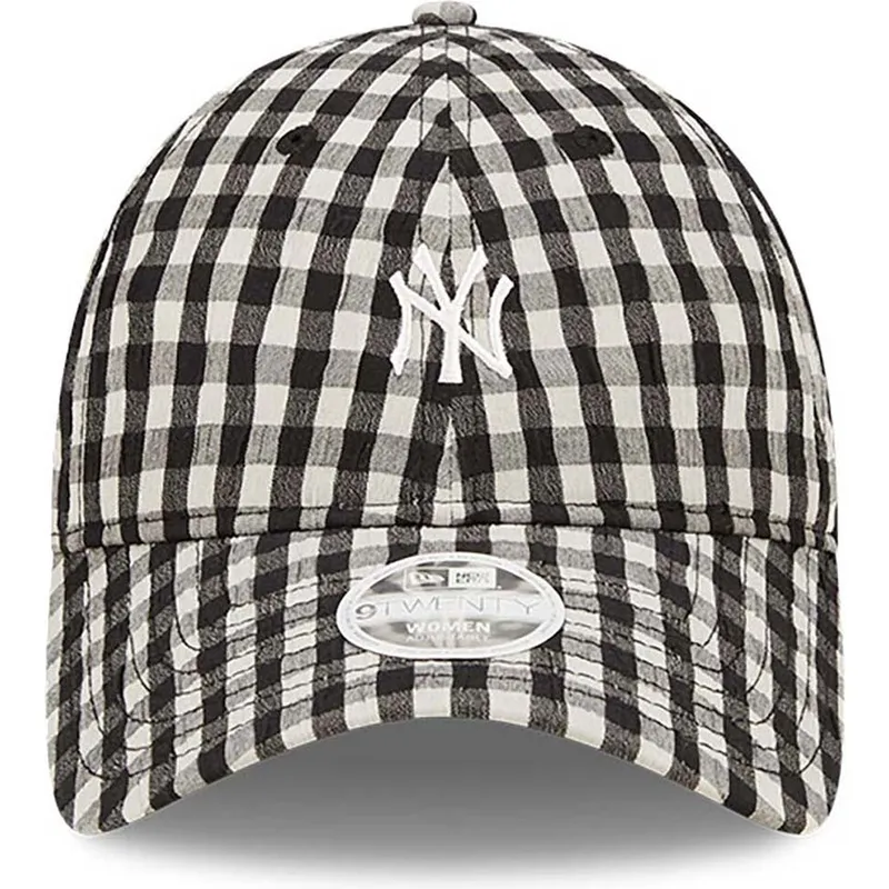 cap-zaoblena-black-adjustable-strap-9twenty-gingham-new-york-yankees-mlb-new-era