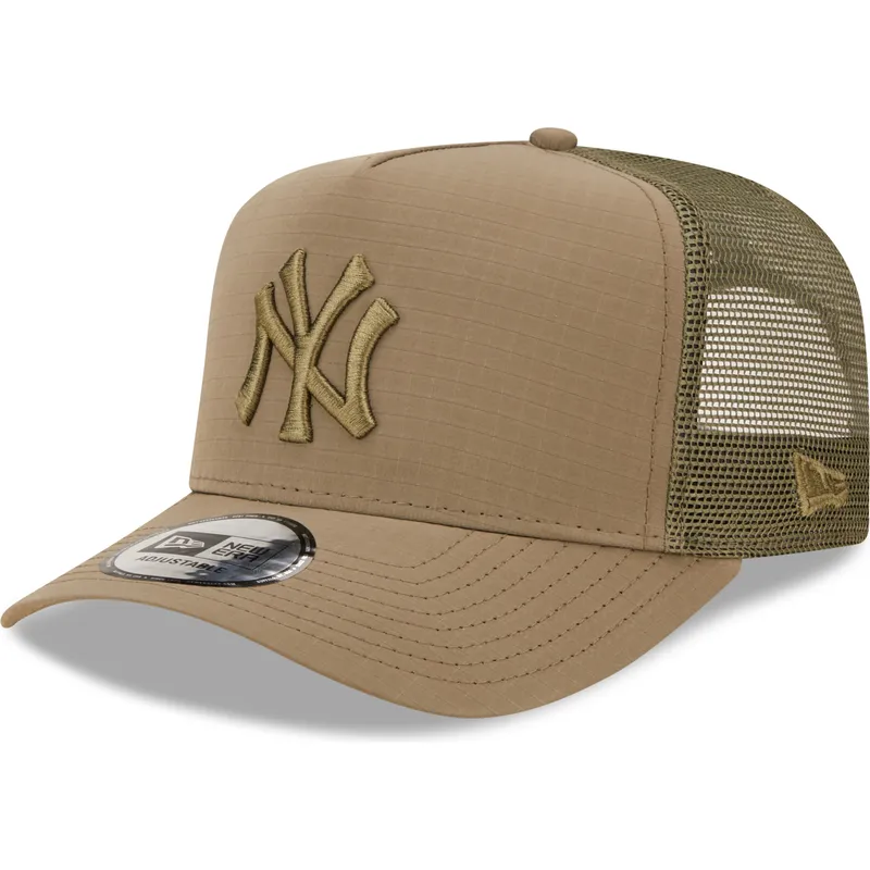 siltovka-zaoblena-zelena-snapback-a-frame-tech-ripstop-new-york-yankees-mlb-new-era