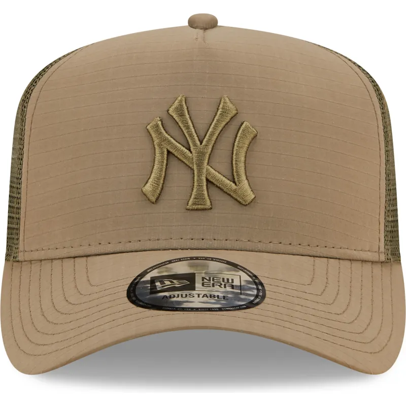 siltovka-zaoblena-zelena-snapback-a-frame-tech-ripstop-new-york-yankees-mlb-new-era