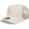 siltovka-zaoblena-bezova-snapback-a-frame-tech-ripstop-los-angeles-dodgers-mlb-new-era