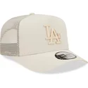 siltovka-zaoblena-bezova-snapback-a-frame-tech-ripstop-los-angeles-dodgers-mlb-new-era