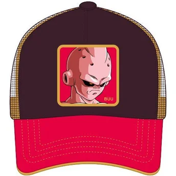 Braun-rote Trucker-Kappe Kid Buu KID2 Dragon Ball von Capslab
