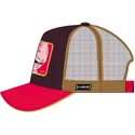 siltovka-zaoblena-hneda-snapback-kid2-kid-buu-dragon-ball-capslab