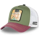 trucker-cap-grun-weiss-und-rot-roronoa-zoro-zor4-one-piece-von-capslab