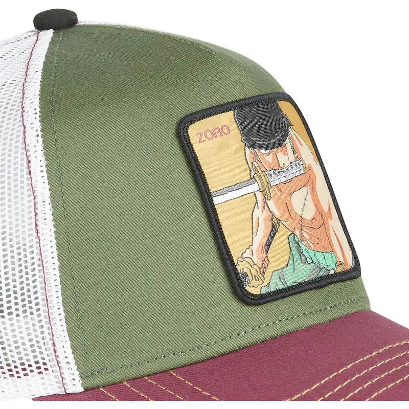 siltovka-zaoblena-zelena-snapback-zor4-roronoa-zoro-one-piece-capslab