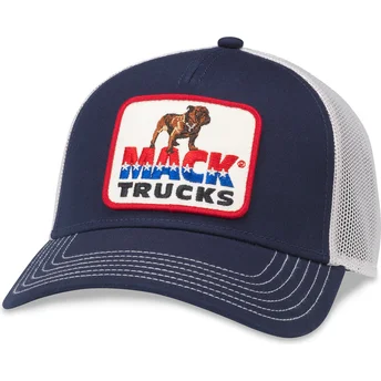 Καπέλο trucker μπλε και λευκό snapback Mack Trucks Twill...