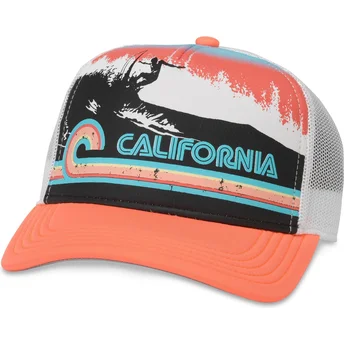 Trucker-Cap orange Snapback California Riptide Valin von American Needle