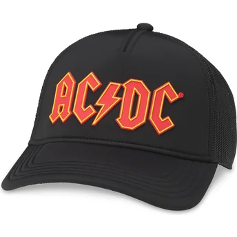 Schwarze Trucker-Cap Snapback AC/DC Riptide Valin von American Needle